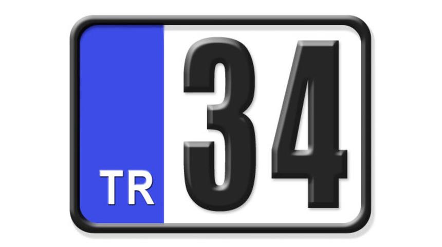 34 nerenin plakası? Hangi ilin araç plaka kodu 34?