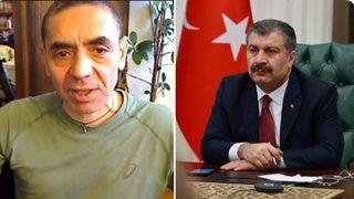 Bakan Koca Uğur Şahin'le görüştü