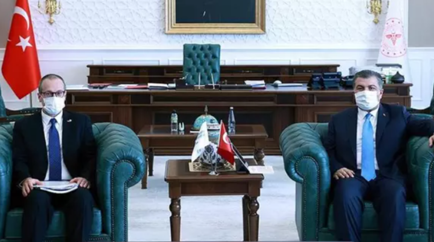 Bakan Koca, DSÖ Avrupa Bölge Direktörü Kluge ile görüştü