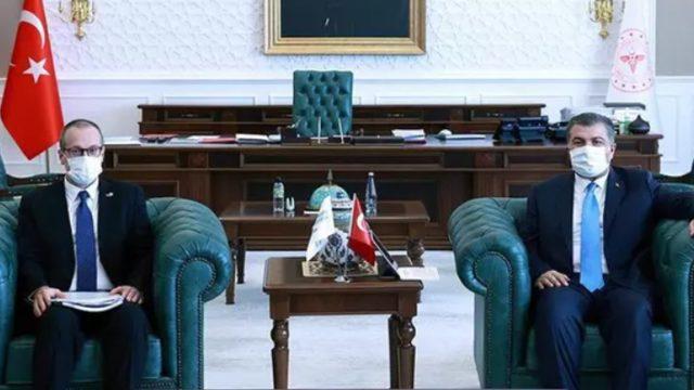 Bakan Koca, DSÖ Avrupa Bölge Direktörü Kluge ile görüştü