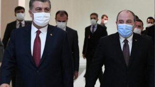 Bakan Koca'dan, Bakan Varank ile 'aşı adayları' görüşmesi