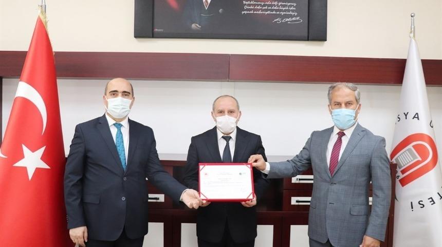 Amasya Eğitim Fakültesi’ne sıfır atık yetki belgesi