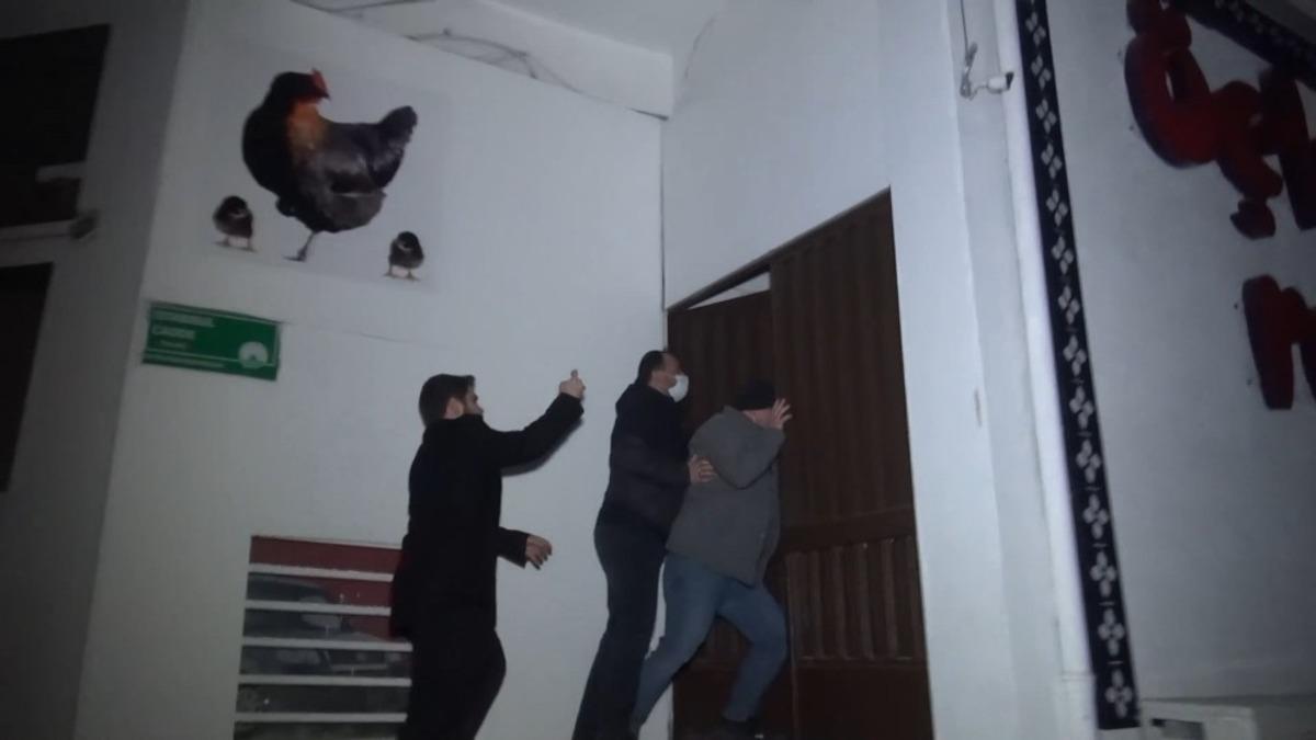 Ka&ccedil;ak kumarhaneye korona baskını kamerada
