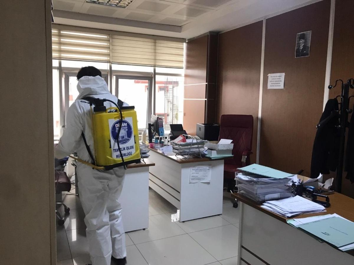 Didim&rsquo;de dezenfekte &ccedil;alışmaları devam ediyor