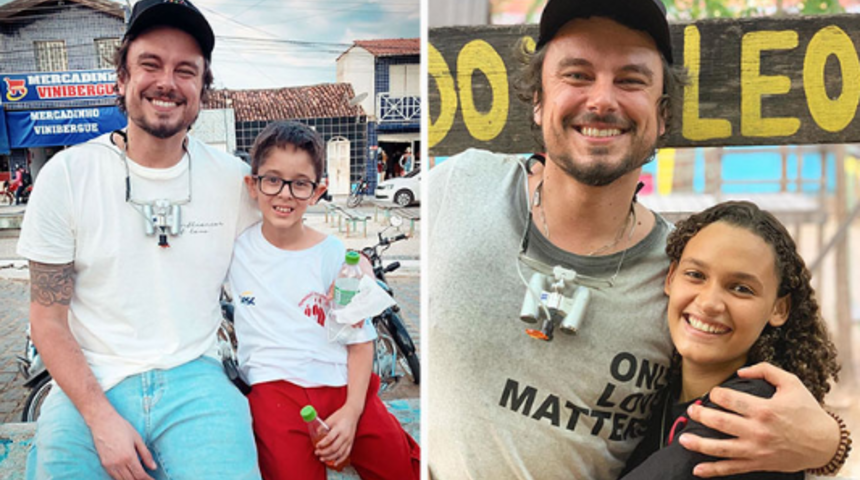 Dünyayı dolaşarak yoksul insanların diş tedavilerini ücretsiz yapan Brezilyalı diş hekimi!