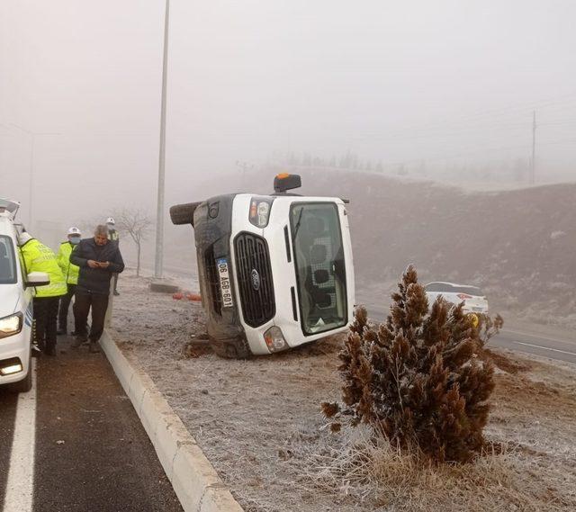 Elazığ’da 2 ayrı trafik kazası : 5 yaralı