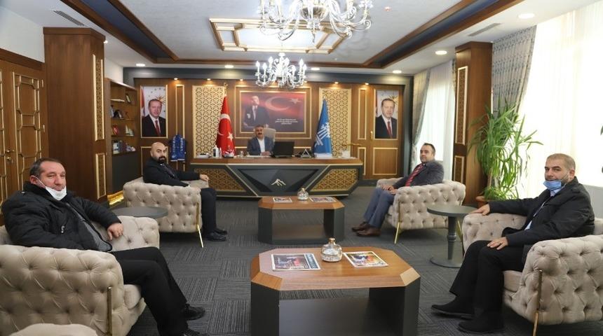 Paland&ouml;ken Refah&rsquo;tan Paland&ouml;ken Belediyesi&rsquo;ne ziyaret