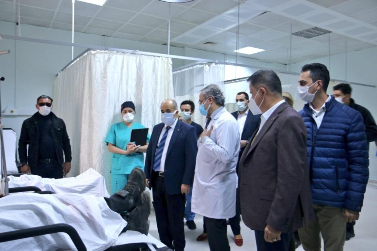 Vali Dağlı&rsquo;dan yaralılara ge&ccedil;miş olsun