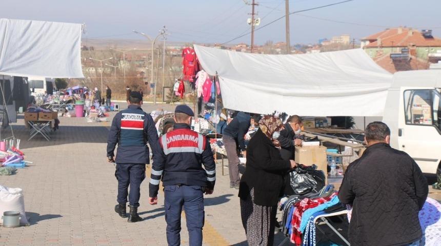 Boğazlıyan’da jandarmadan pazar yerlerinde sıkı denetim