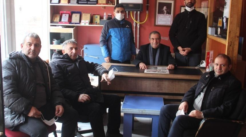 Başkan Onay&rsquo;dan Gazeteciler Derneğine ziyaret