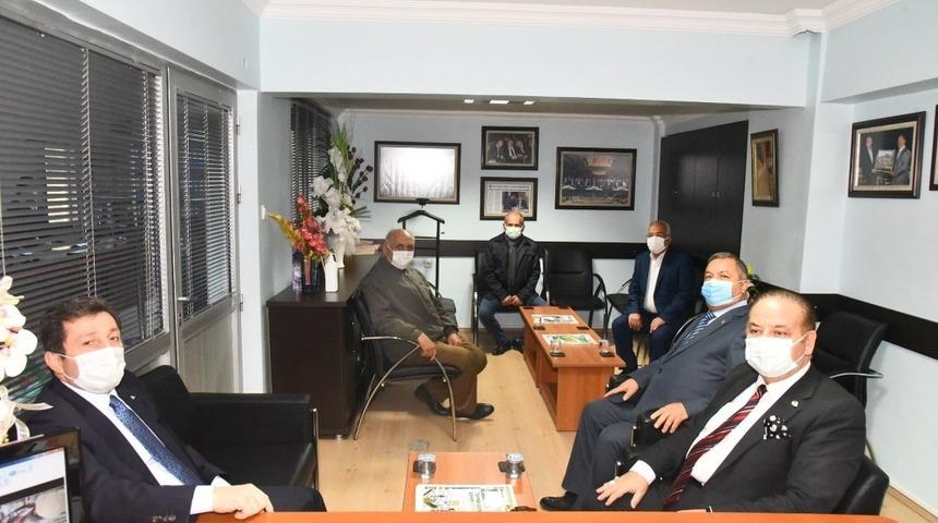 Vali Tavlı Menteşe Ziraat Odası’nı ziyaret etti