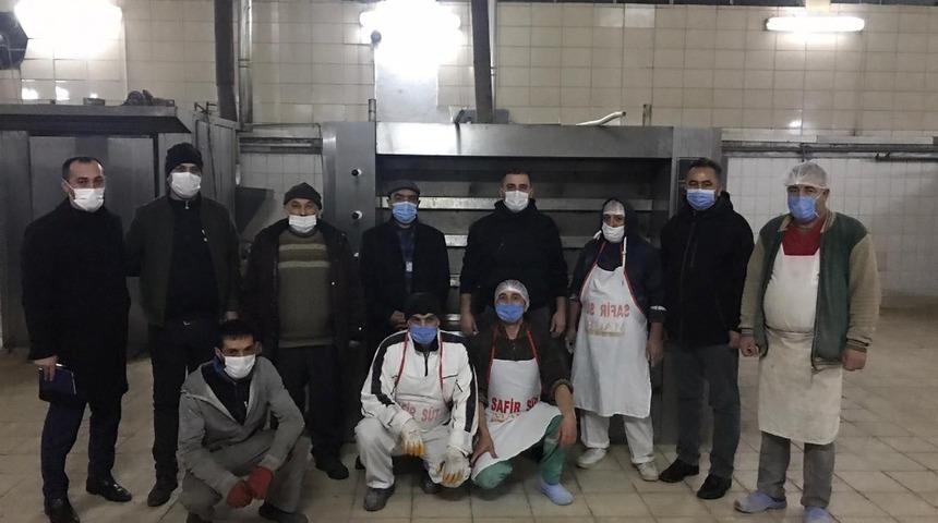 Belediye Başkan Yardımcısı Aydemir Halk Ekmek Fabrikası’nı inceledi