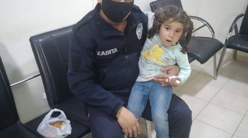 Kaybolan Suriyeli &ccedil;ocuğu zabıta buldu