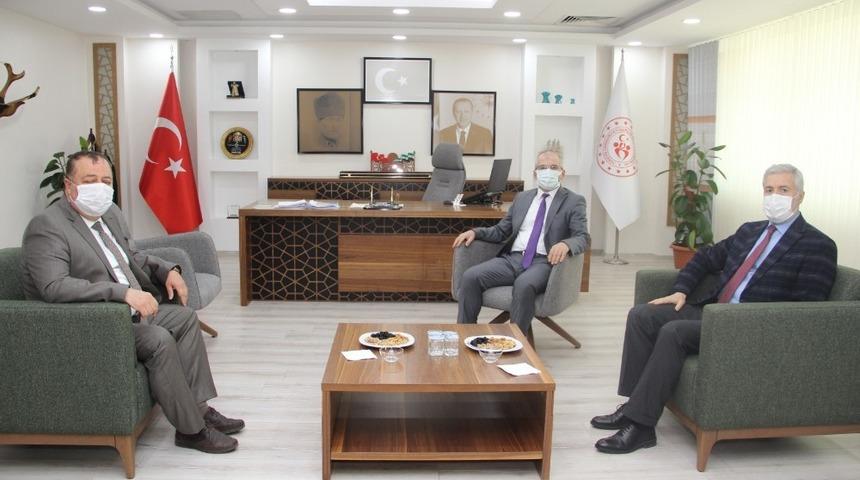 Başkan Ramazan İl Müdürü Yetim ile bir araya geldi