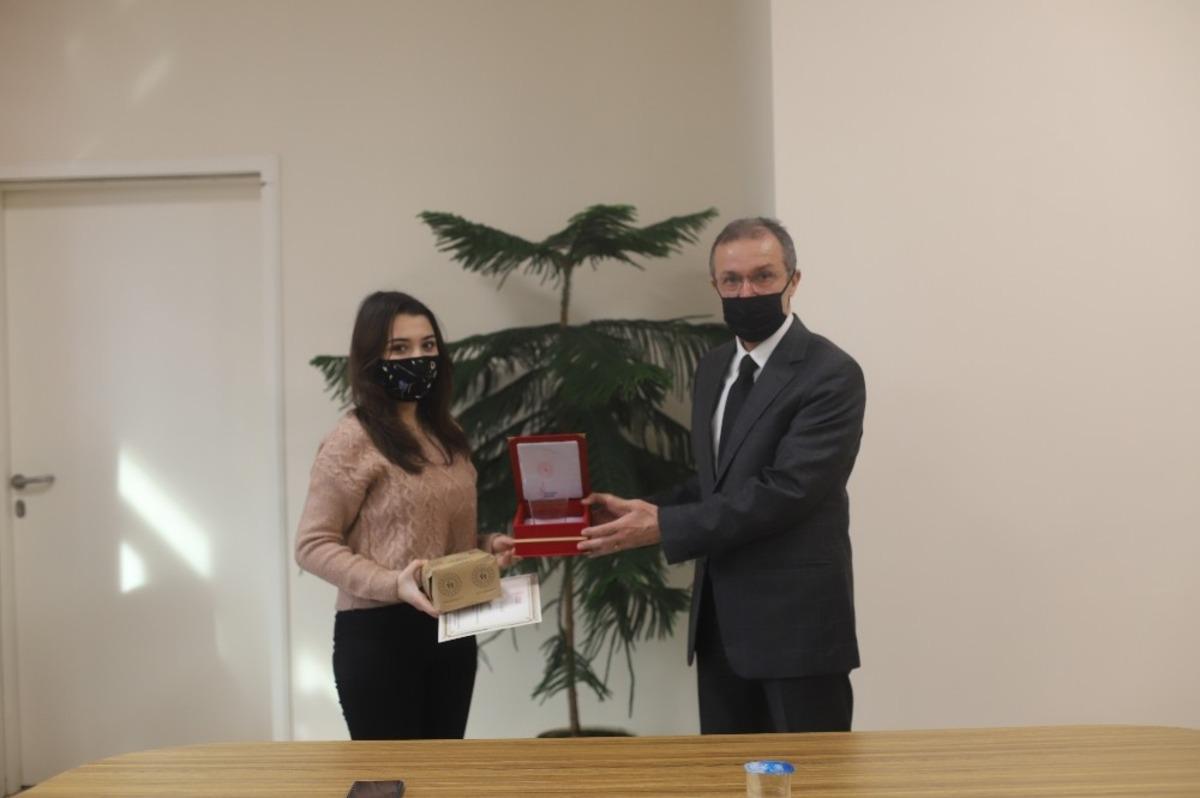 Dereceye giren &ouml;ğrencilerden İbanoğlu&rsquo;na ziyaret