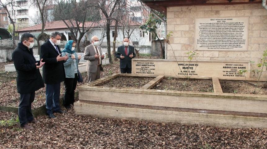 Başkan Bozkurt Abdullah Sabri Efendiyi andı
