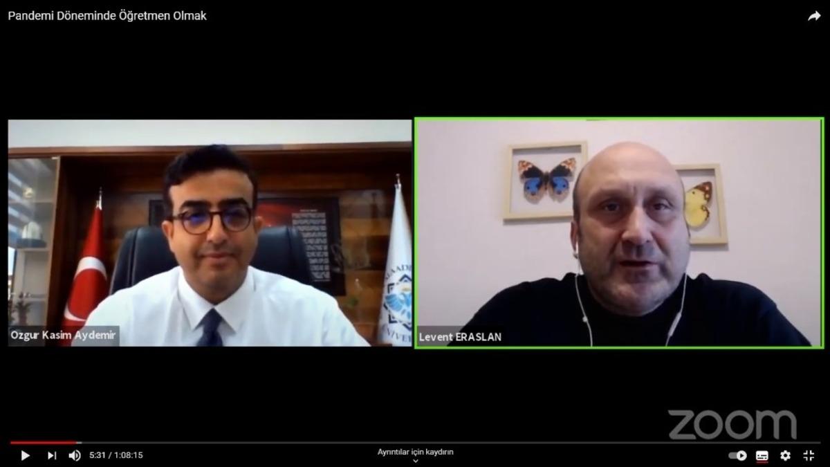 ALK&Uuml;&rsquo;de pandemi d&ouml;neminde &ouml;ğretmenlik konuşuldu
