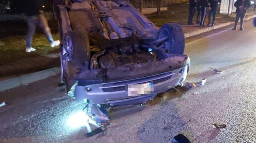Samsun&rsquo;da otomobil takla attı: 1 &ouml;l&uuml; 2 yaralı