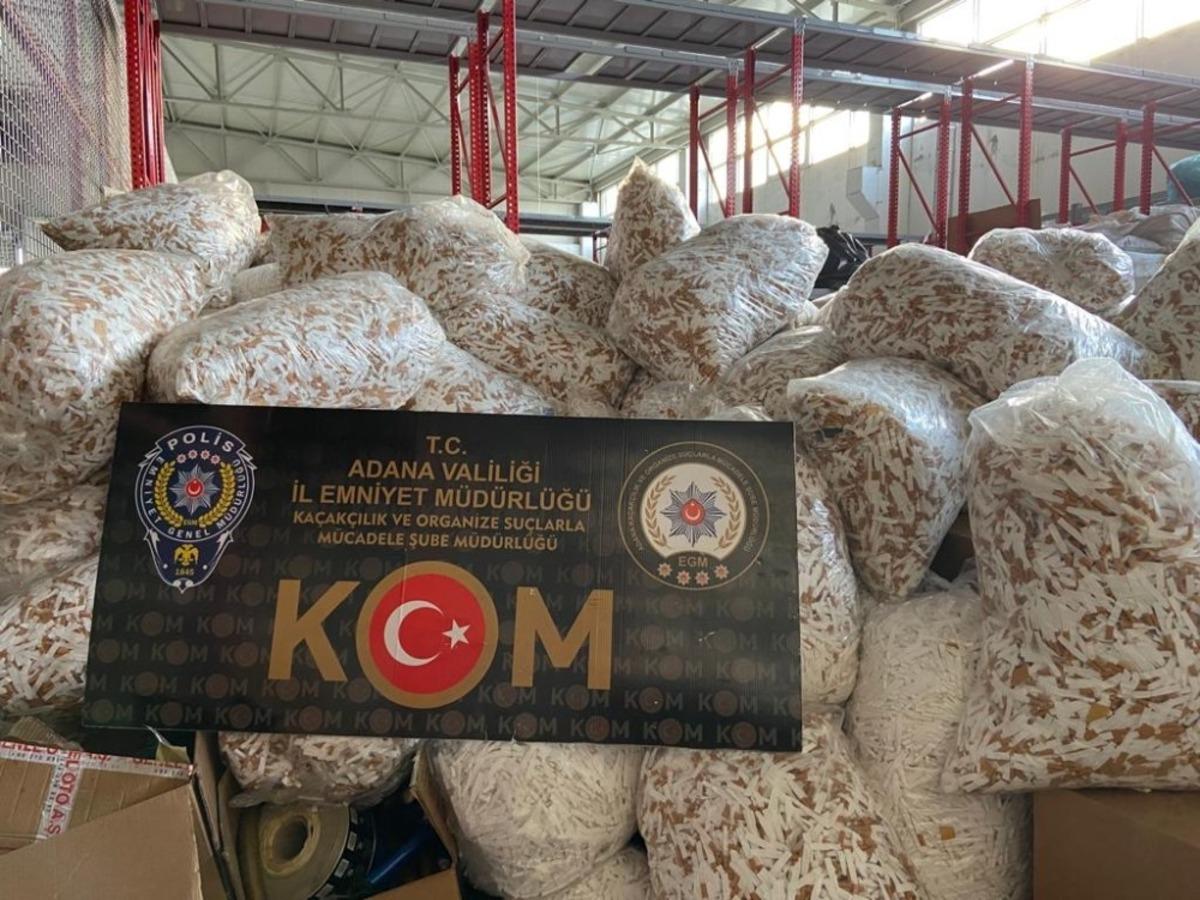 8 milyon 300 bin adet boş makaron ele ge&ccedil;irildi
