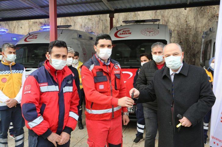 Kahramanmaraş’ta yeni ambulanslar ilk sirenlerini çaldı G1
