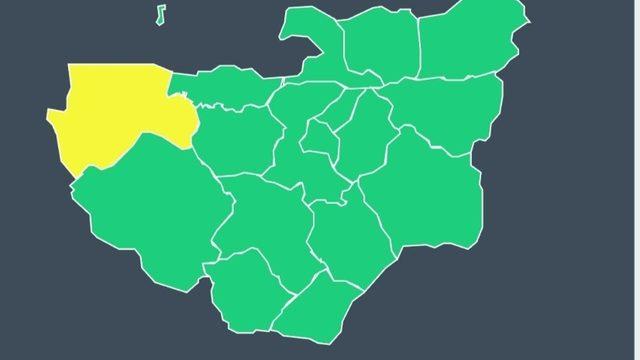 Meteorolojiden Karacabey için ’sarı’ uyarı
