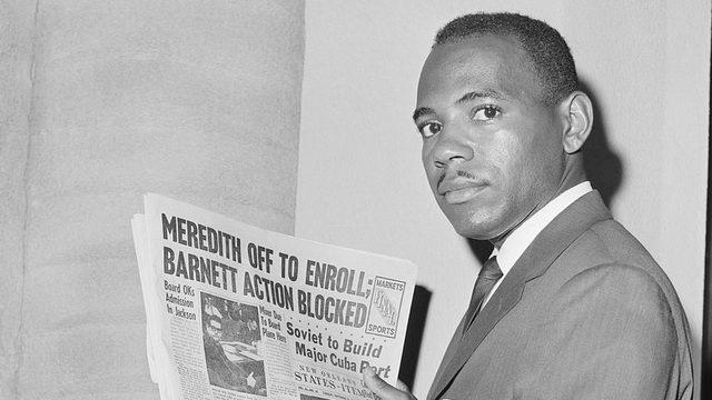 Mississippi Üniversitesi'ne kaydolan ilk Afro-Amerikalı öğrenci, James Meredith
