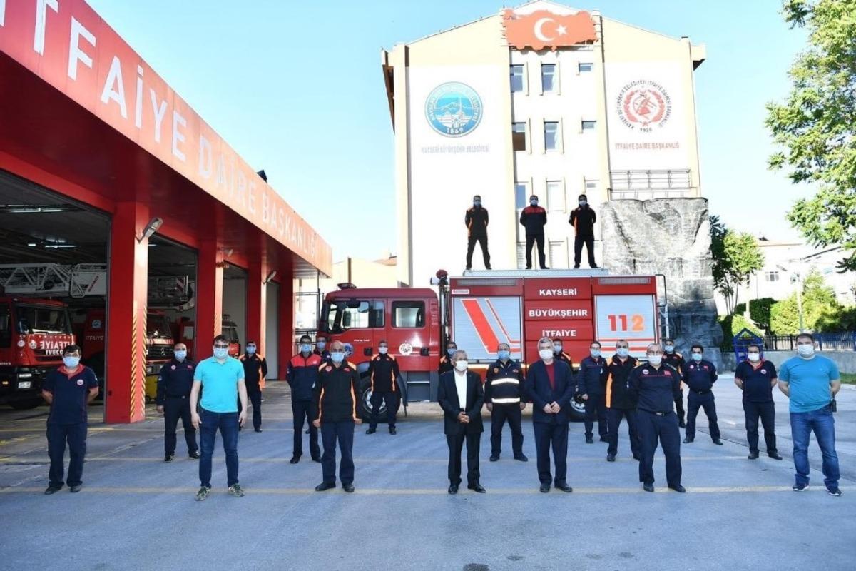 Kayseri İtfaiyesi bir yılda 7 bin vakaya m&uuml;dahale etti