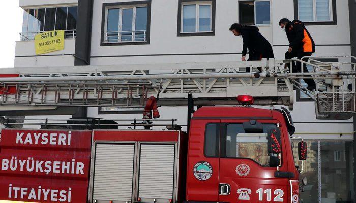 Kayseri'de eşinin darbedip odaya kilitlediği kadın kurtarıldı