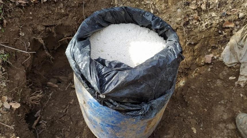 Bitlis&rsquo;te tuzaklanmaya hazır 100 kilo Amonyum Nitrat ele ge&ccedil;irildi