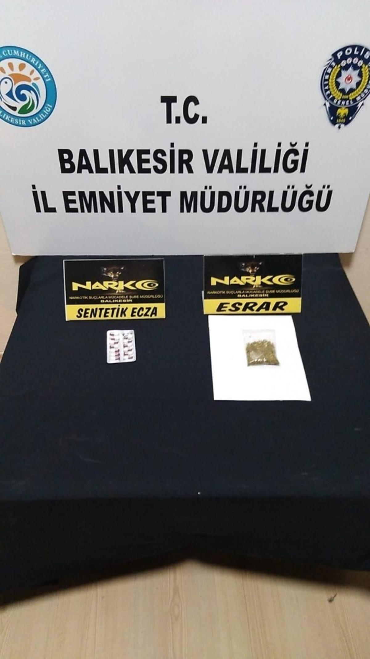 Balıkesir&rsquo;de polis 23 uyuşturucu ş&uuml;phelisini yakaladı