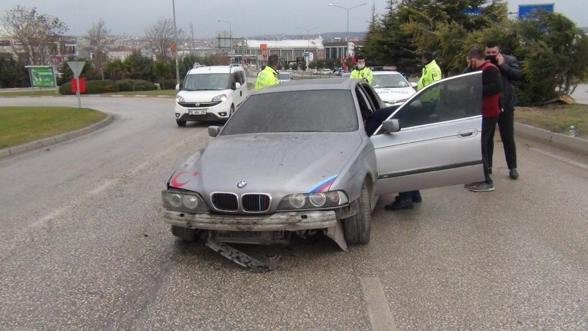 Kısıtlama saatinde y&uuml;rekleri ağza getiren kaza
