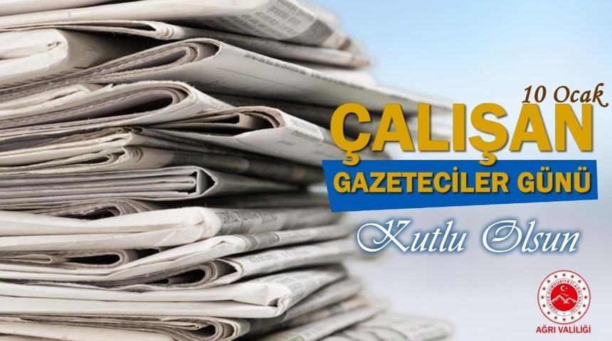 Vali Varol’dan Gazeteciler Günü Mesajı
