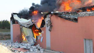 Şanlıurfa'da lojistik deposunda yangın