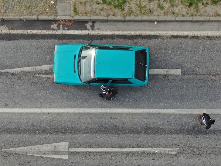Samsun'da polis kısıtlama denetimlerini drone ile görüntüledi G3