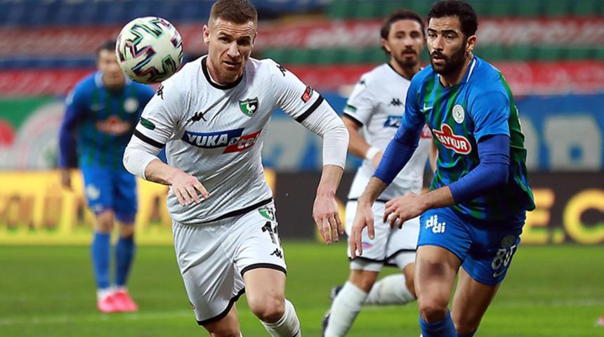 Çaykur Rizespor 1-1 Yukatel Denizlispor (Maç Sonucu)