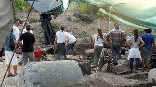 Mersin'de 2 bin 500 yıllık iki heykel bulundu