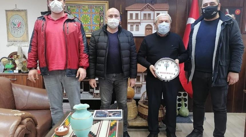 Birleşik Metal İşçileri Sendikası yöneticileri Başkan Şahin’le bir araya geldi