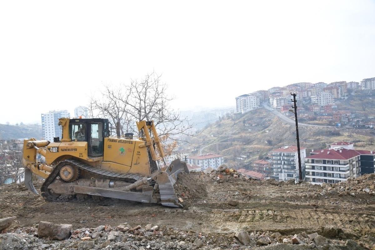 Mamak&rsquo;ta yol a&ccedil;ma &ccedil;alışmaları hızla s&uuml;r&uuml;yor