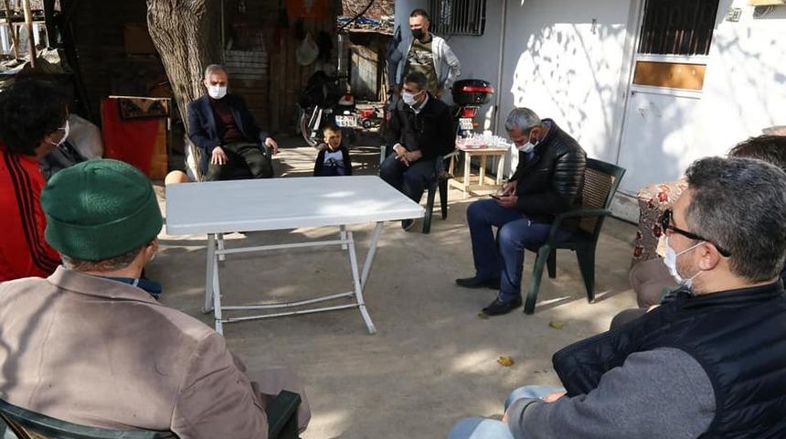 Başkan Kılın&ccedil;, Bah&ccedil;ecik sakinleriyle bir araya geldi