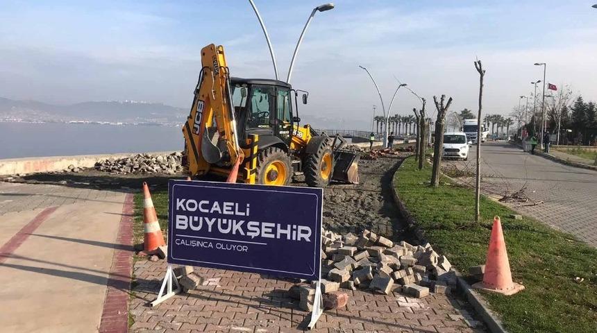 G&ouml;lc&uuml;k Kavaklı Sahil Caddesi&rsquo;nin &ccedil;ehresi değişecek
