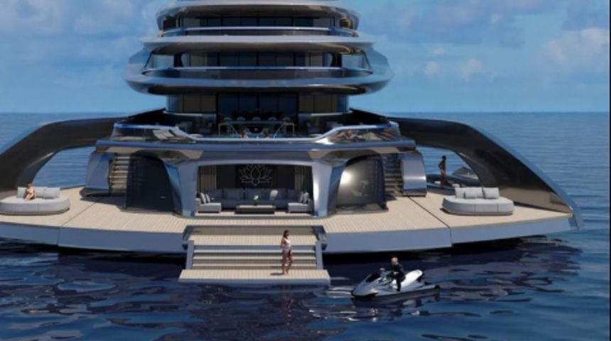 Spor salonu, havuzu, kendine ait özel plajıyla megayat!