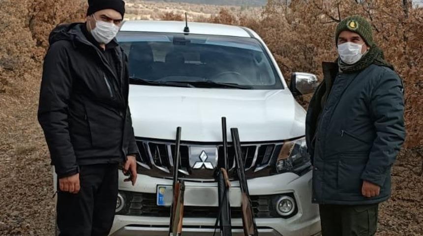 Konya&rsquo;da yasa dışı avlanan 6 kişi yakalandı