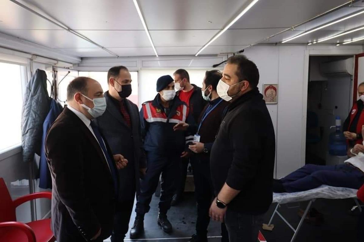 Kaymakam Sağlam, korona vir&uuml;s denetimlerine katıldı