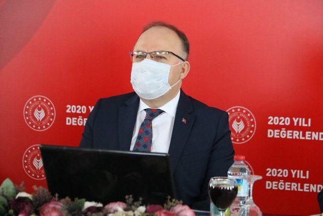 Vali Tutulmaz, 2020 yılı çalışmalarını aktardı