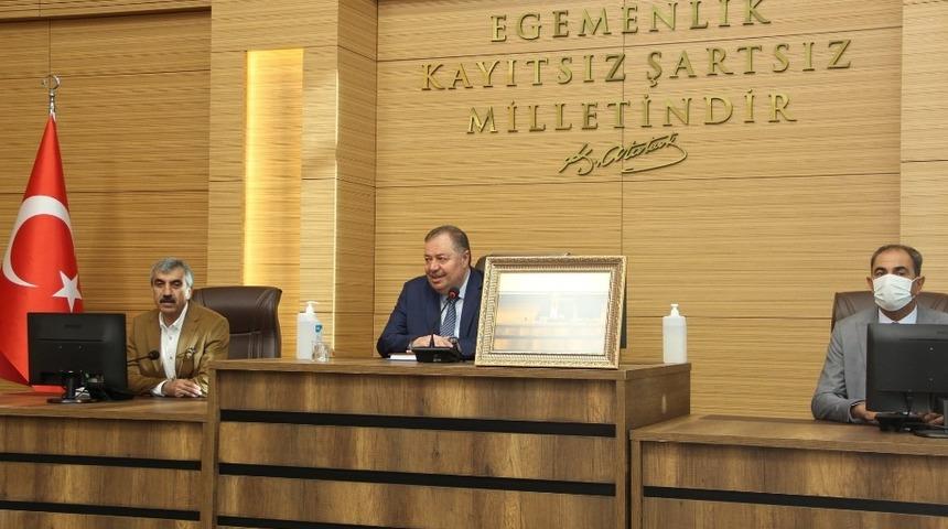 Mahalle Muhtarlarıyla toplantı yapıldı