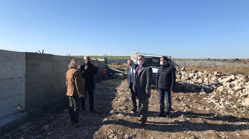 G&ouml;zeli su havzasının ihata duvarı onarıldı