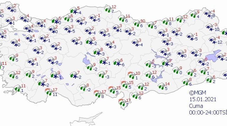 Meteoroloji 5 g&uuml;nl&uuml;k tahminleri a&ccedil;ıkladı