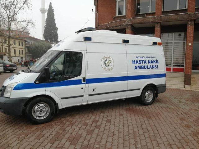 Sağlık Bakanlığından hasta nakil ambulansı