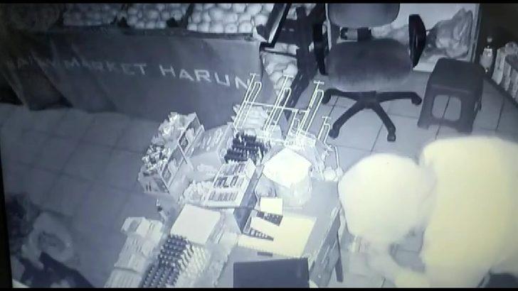 Hırsızın manavdan para çalma anı güvenlik kameralarına yansıdı G1