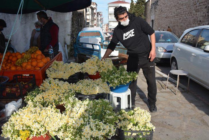 Kışta baharı yaşatan nergis çiçekleri gelir kapısı oldu G2
